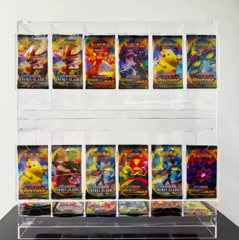 Acrylic 3 & 6 - Slot Booster Pack Dispensers — image 4